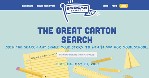 Contest with SARCAN Recycling
